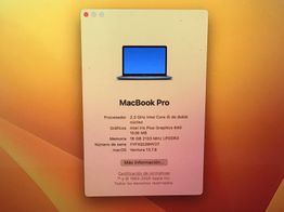 portatil apple apple macbook pro core i5 2.3 13 (2017) (a1708)