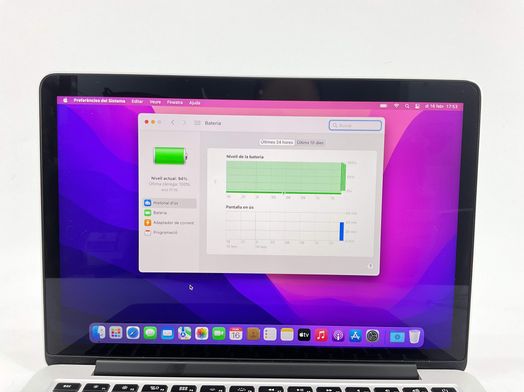 portatil apple apple macbook pro core i5 2.7 13 (2015) (a1502)