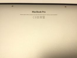 portatil apple apple macbook pro core i7 2.0 15 (2013) (a1398)