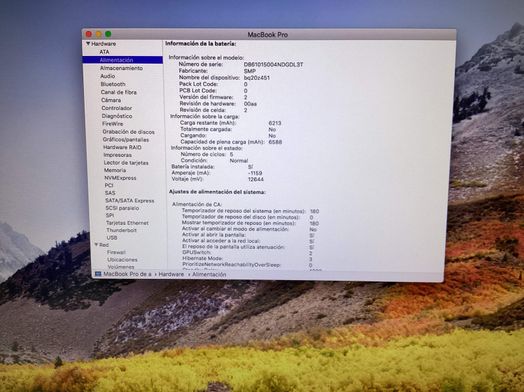 portatil apple apple macbook pro core i7 2.4 17 (2011) (a1297)