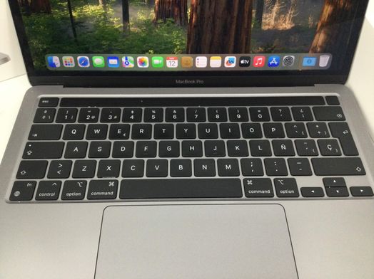 portatil apple apple macbook pro m1 8-core 3.2 13 (2020) (a2338)