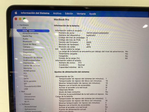 portatil apple apple macbook pro m3 pro 12-core 4.0 16 (18gpu)(2023)(a2991)