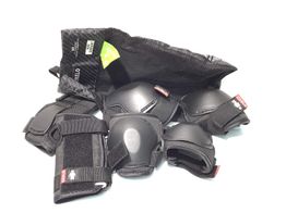 protecciones patinaje oxelo play negro