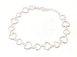 pulseira prata 925mm 