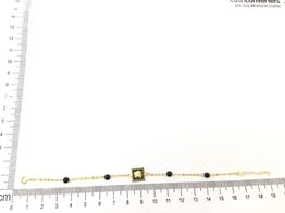 pulsera oro 18k con onix 