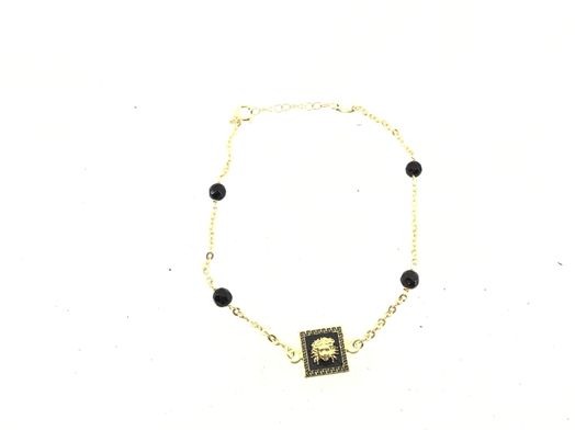 pulsera oro 18k con onix 