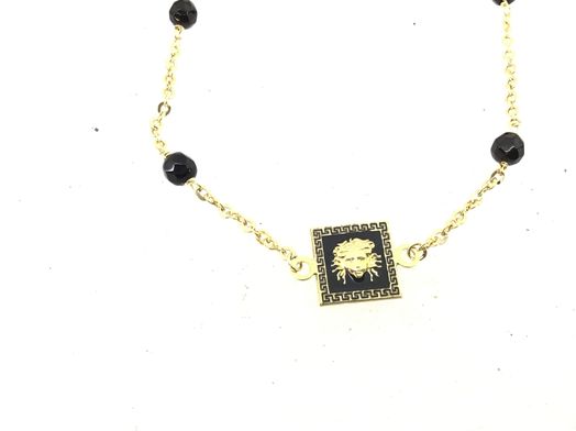 pulsera oro 18k con onix 