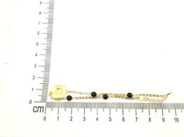pulsera oro 18k con onix 