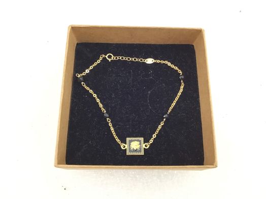 pulsera oro 18k con onix 