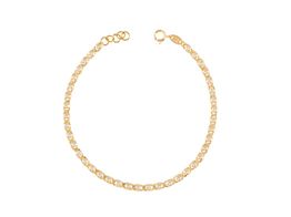 pulseira ouro 18k com pedra con circonita 
