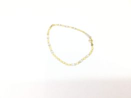 pulseira ouro 18k con sem pedra 
