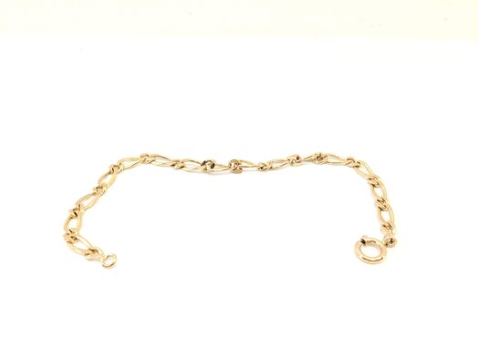 pulseira ouro 19k con sem pedra 