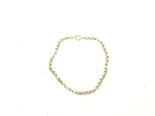pulseira ouro 19k con sem pedra 