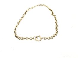 pulseira ouro 19k con sem pedra 