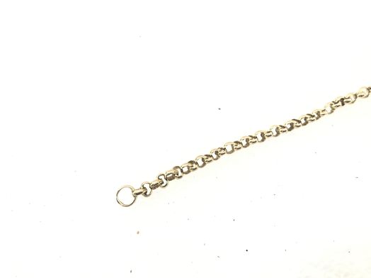 pulseira ouro 19k con sem pedra 