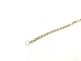 pulseira ouro 19k con sem pedra 