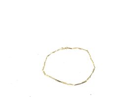 pulseira ouro 19k con sem pedra 