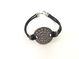 pulseira prata 925mm com pedra con circonita 