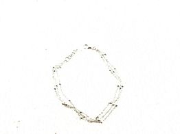 pulseira prata 925mm 