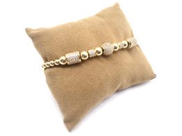 pulsera oro 18k con circonita 