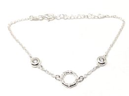 pulsera plata 925mm con circonita  pulsera plata 925mm con circonita