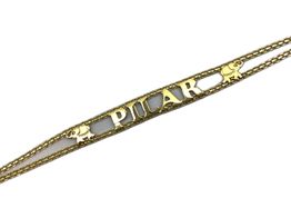 pulsera oro 18k 