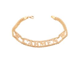 pulsera oro 18k con circonita 