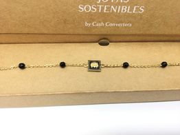 pulsera oro 18k con onix 