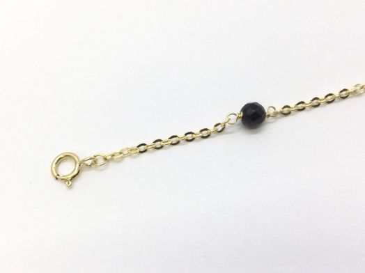 pulsera oro 18k con onix 
