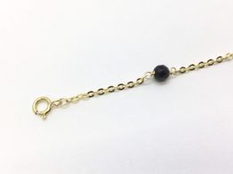 pulsera oro 18k con onix 