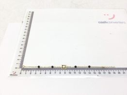 pulsera oro 18k con onix 
