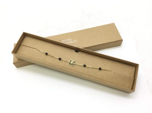 pulsera oro 18k con onix 