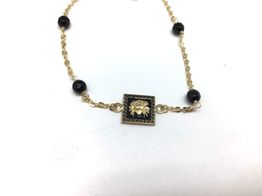 pulsera oro 18k con onix 