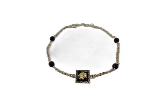 pulsera oro 18k con onix 