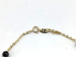 pulsera oro 18k con onix 