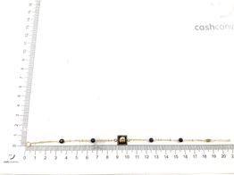 pulsera oro 18k con onix 