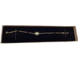 pulsera oro 18k con onix 