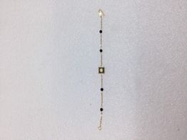 pulsera oro 18k con onix 