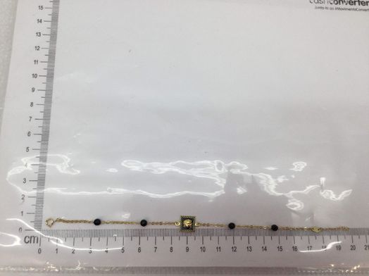 pulsera oro 18k con onix 