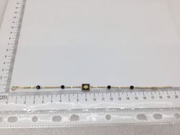 pulsera oro 18k con onix 