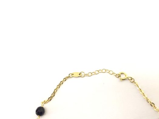 pulsera oro 18k con onix 