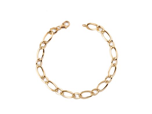 Pulsera Oro 18k Eslabon Alterno 1x1 Hueca Segunda Mano En Cash pulsera-oro-18k-eslabon-alterno-1x1-hueca-segunda-mano-en-cash