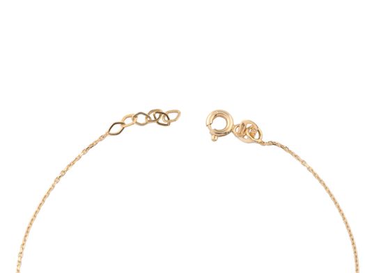 pulsera oro 18k con circonita 