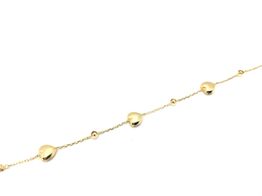 pulsera oro 18k con circonita 