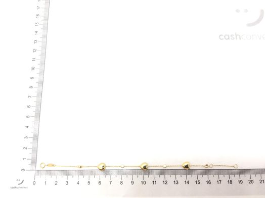 pulsera oro 18k con circonita 