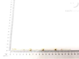 pulsera oro 18k con circonita 