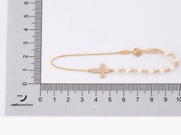 pulsera oro 18k con circonita 