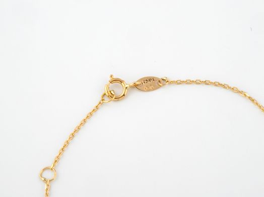 pulsera oro 18k con circonita 