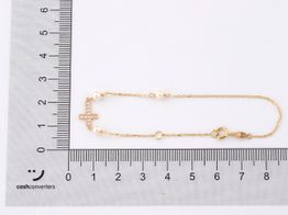 pulsera oro 18k con circonita 