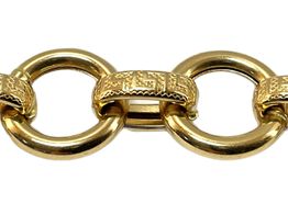 pulseira ouro 18k con sem pedra 